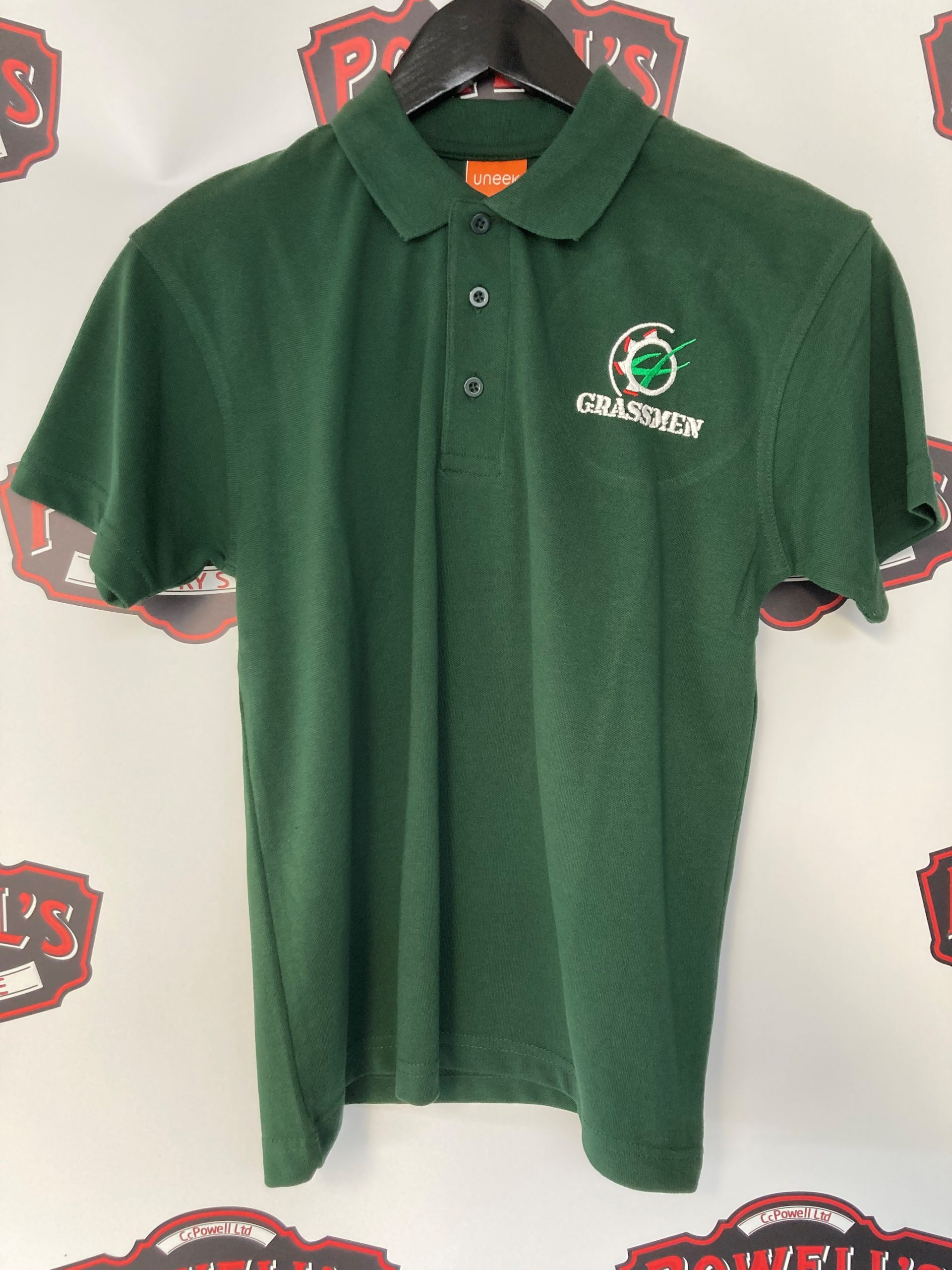 Grassmen Kids Polo Shirt Green – CC Powell Ltd